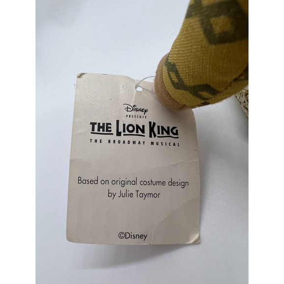 The Lion King Broadway Musical Plush Nala 9” Stuffed Animal Toy with Tag - Picture 5 of 11